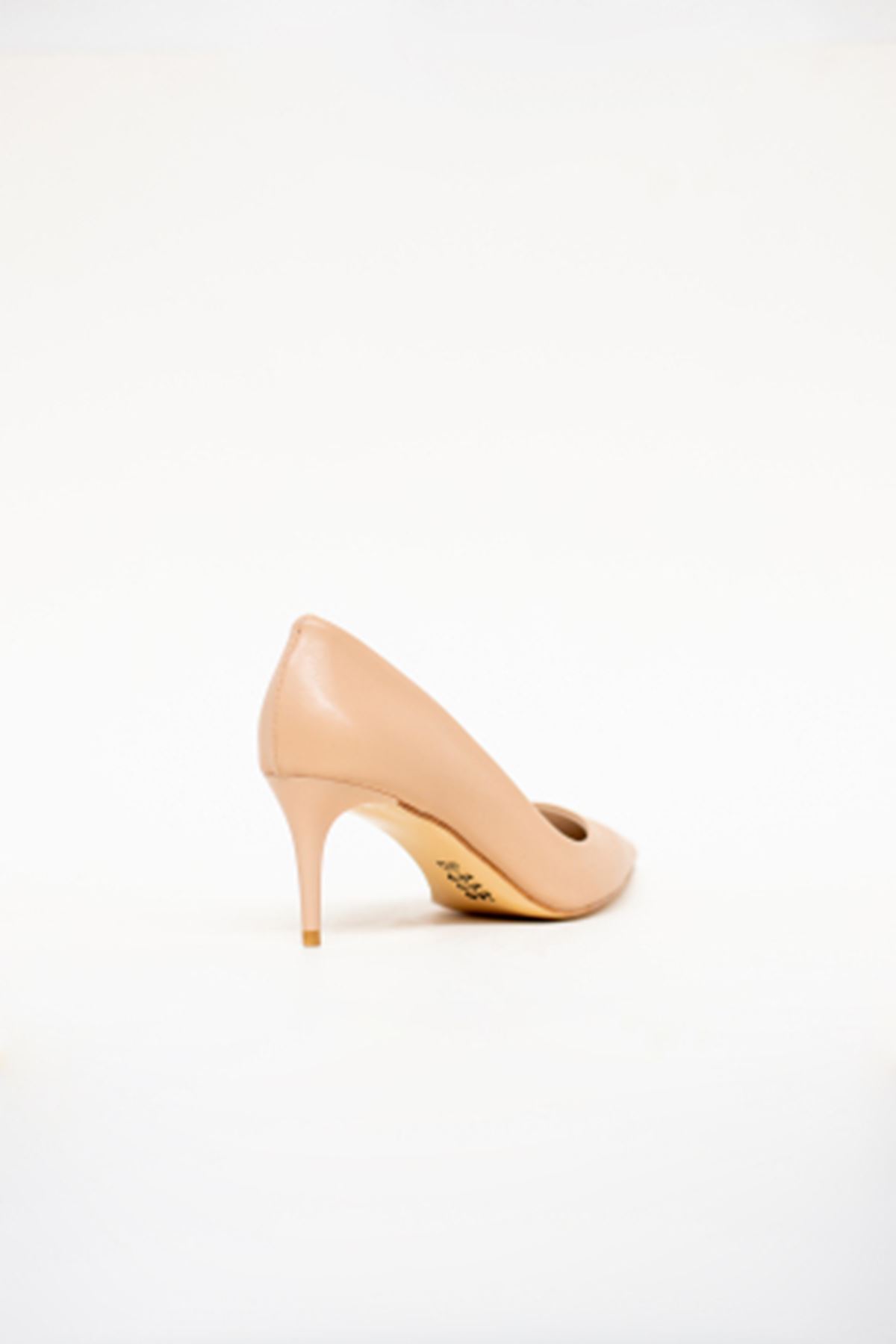 Kadın Klasik Topuklu Ayakkabı Alicia Gate Shoes -Bej