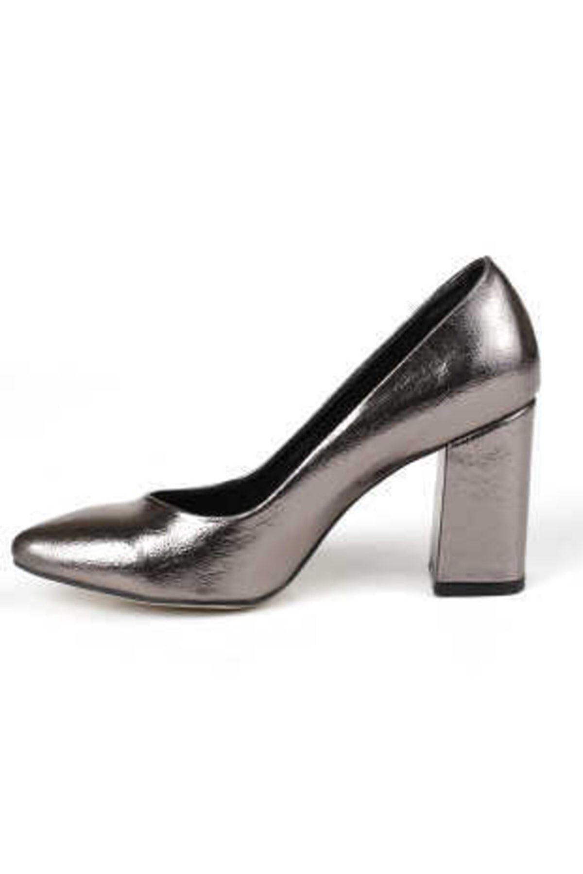 Kadın Topuklu Ayakkabı Perla Gate Shoes -Platin