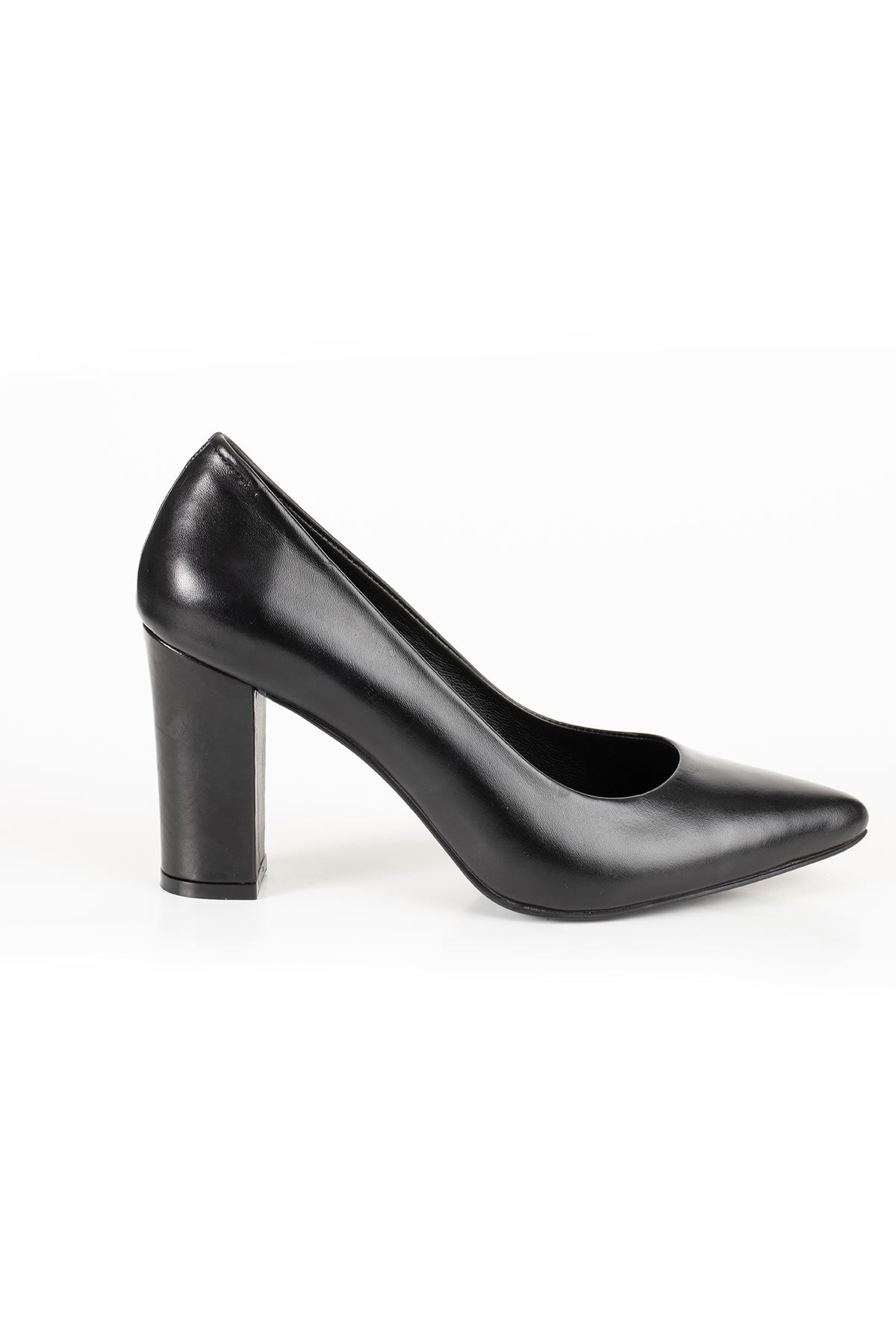 Kadın Topuklu Ayakkabı Perla Gate Shoes -Siyah