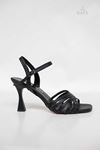 Kadın Klasik Topuklu Ayakkabı Nose Gate Shoes-Siyah