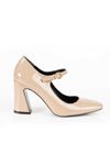 Kadın Klasik Topuklu Ayakkabı Catia Gate Shoes -Vizon