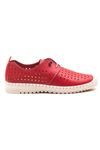 Hakiki Deri Kadın Deri Casual Ayakkabı Rimini Gate Shoes-Kırmızı