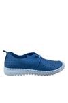 Hakiki Deri Kadın Deri Casual Ayakkabı Rimini Gate Shoes-Mavi