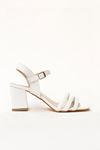 Kadın Bantlı Topuklu Ayakkabı Sandalet Luis Gate Shoes-Beyaz