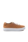 Hakiki Deri Kadın Deri Sneaker Bellini Wave-Taba
