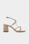 Kadın Bantlı Topuklu Ayakkabı Sandalet Nora Gate Shoes-Ten