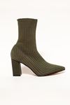 Alexa Kadın Triko Topuklu Bot & Bootie Gate Shoes-Yeşil
