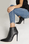 Kadın Topuklu Bot Evga Gate Shoes -Siyah